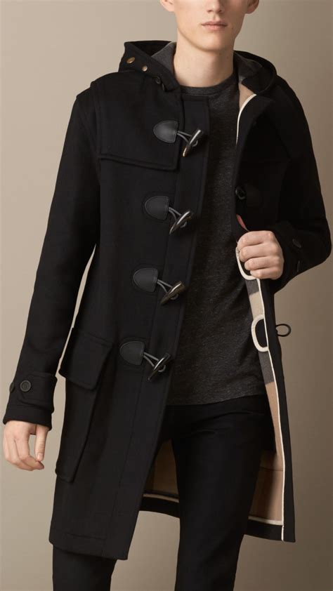 burberry duffle coat mens review|long overcoat men's Burberry.